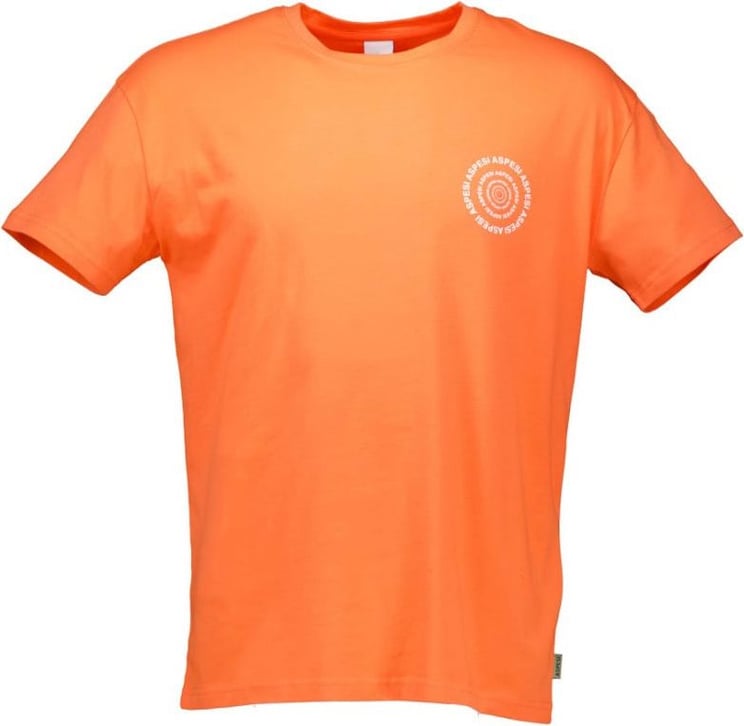 Aspesi Aspesi Shirt Oranje Katoen maat XXL Basic t-shirts oranje Oranje