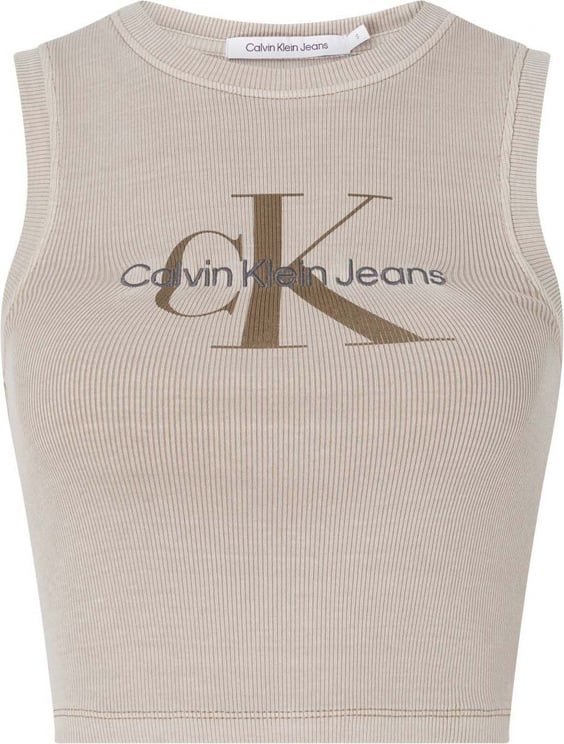 Calvin Klein Calvin Klein tops lichtbruin Dames maat L Bruin