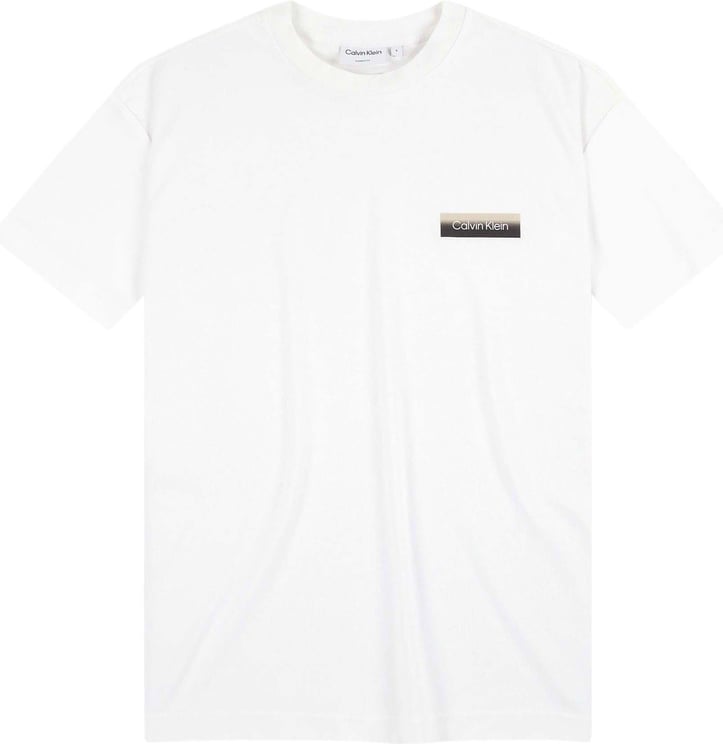 Calvin Klein Calvin Klein Shirt Wit Katoen maat L t-shirts wit Wit