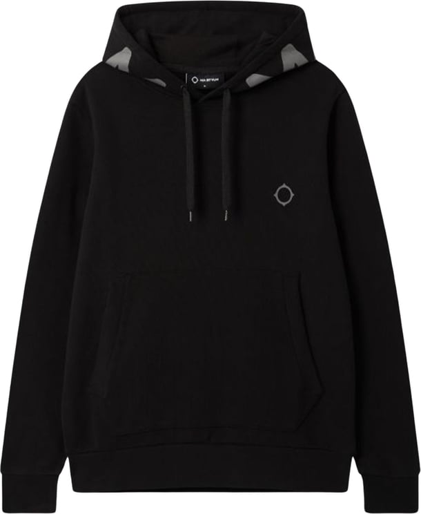 Ma.Strum Mastrum Trui Zwart Katoen maat XL Logo hoodies zwart Zwart