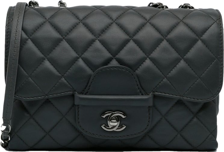 Chanel Medium Coco Loop Flap Bag Grijs