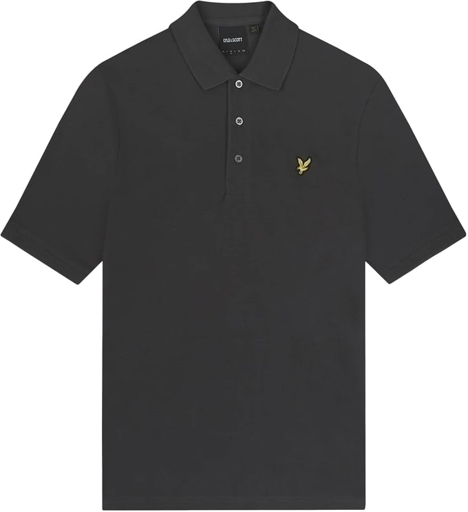 Lyle & Scott Plain polos donkergrijs Grijs