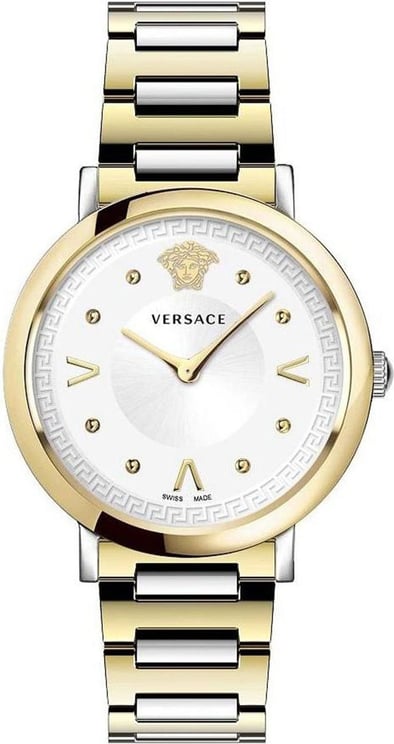 Versace VEVD00519 Pop Chic dames horloge 36mm Zilver