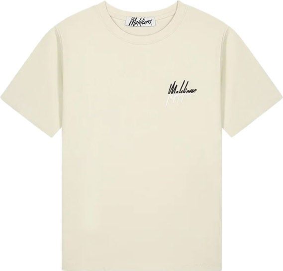 Malelions Kiki T-Shirt - Beige/White Beige