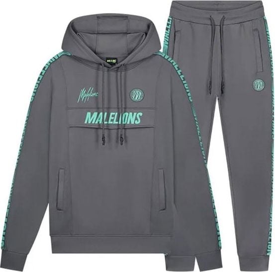Malelions Warming Up Tracksuit - Antra Grijs