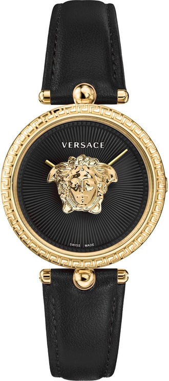 Versace VECQ01120 Palazzo dames horloge 34 mm Zwart