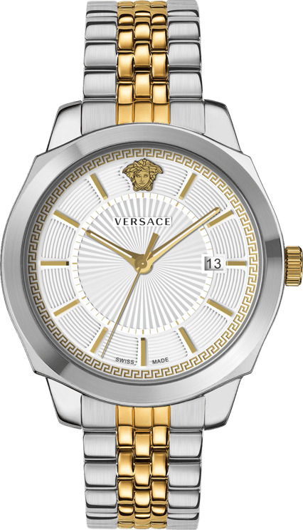 Versace VEV901223 Icon Classic horloge 42 mm Wit