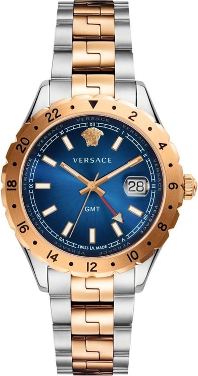 Versace V11060017 Hellenyium GMT heren horloge Blauw