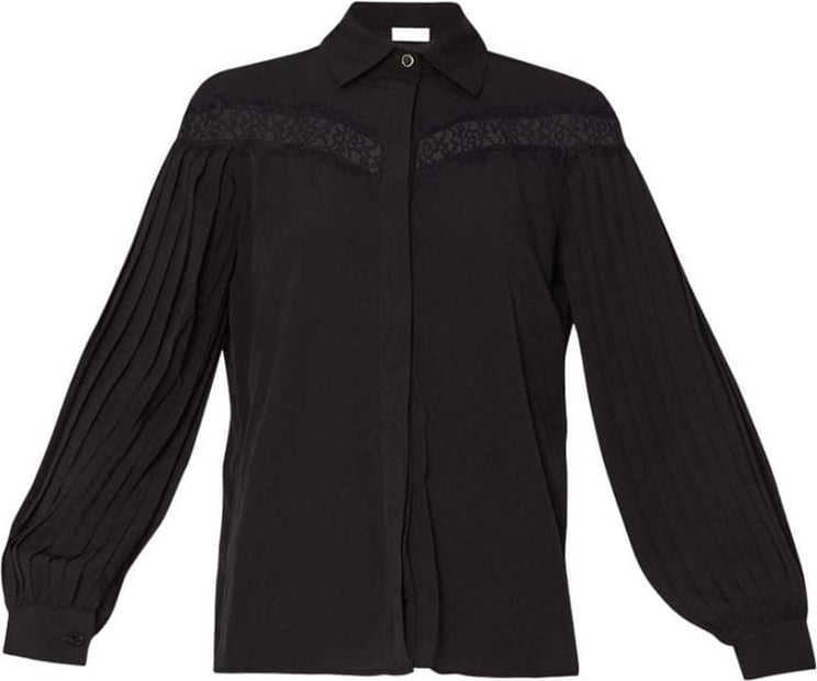 Liu Jo Liu Jo Blouse Zwart Polyester maat 48 IT blouses zwart Zwart