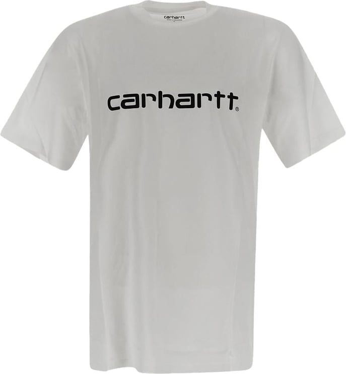 Carhartt Logo T-shirt Wit