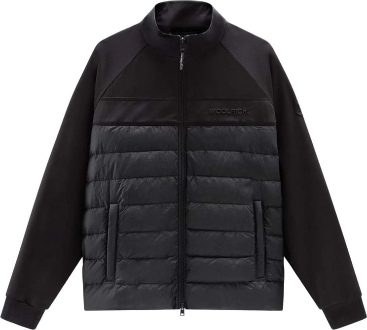 Woolrich Woolrich Jas Zwart Polyester maat XL Soft shell hybrid jackets zwart Zwart