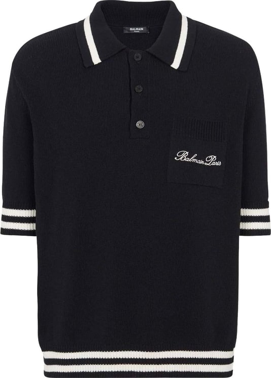 Balmain T-shirts and Polos Black Zwart