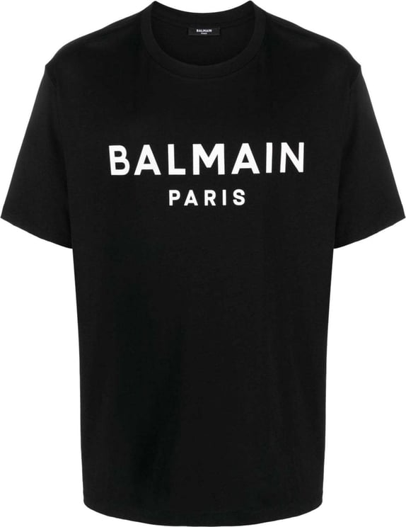Balmain T-shirts and Polos Black Black Zwart