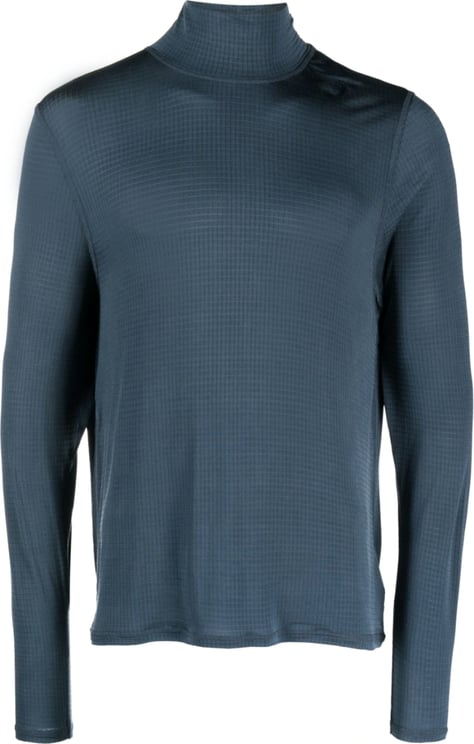 Our Legacy Bend Turtleneck Deep Blue Tricot Ripstop Blauw