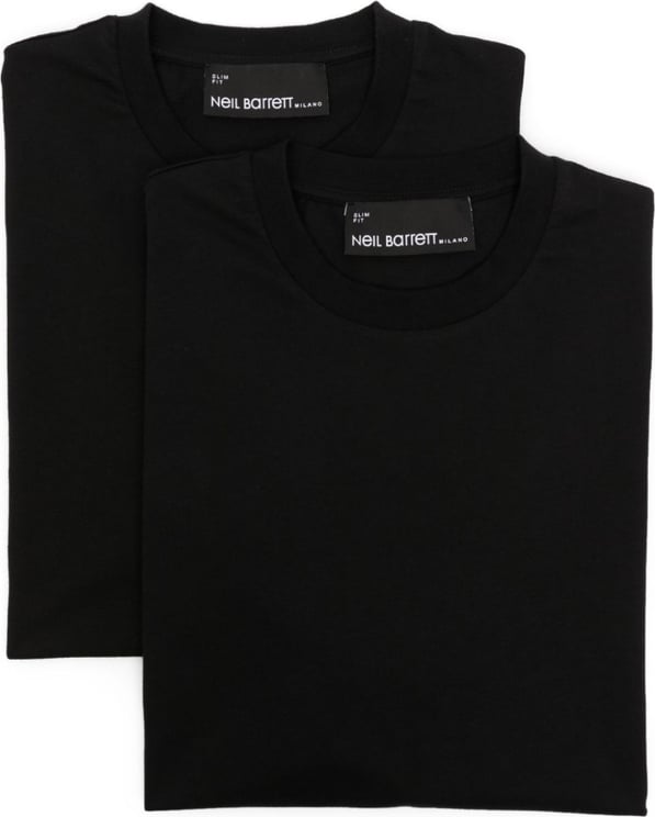 Neil Barrett T-shirts And Polos Black Zwart