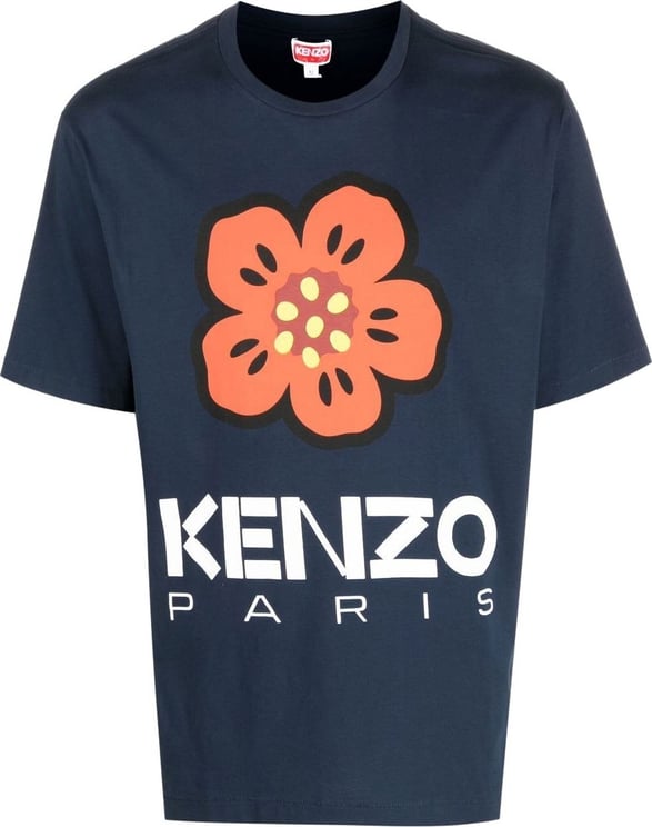 Kenzo t shirt classique boke flower Blauw