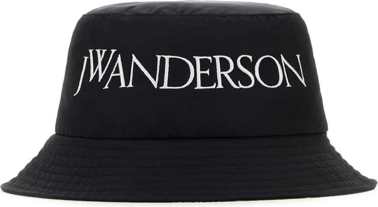 J.W. Anderson Logo Bucket Hat Black Zwart