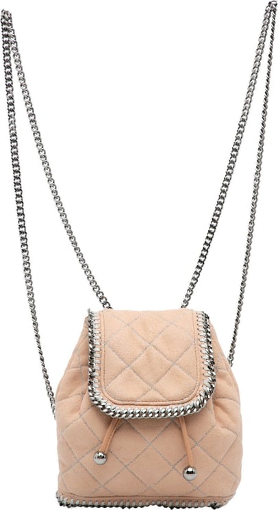 Stella McCartney Quilted Falabella Shaggy Deer Backpack Bruin