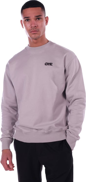 Øne First Movers Sweater Puff Big back logo Grey Grijs