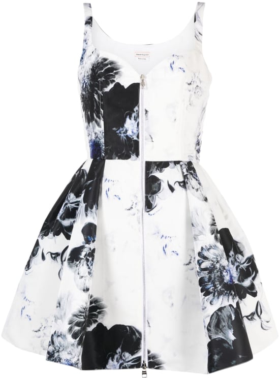 Alexander McQueen Dresses Blue Blauw