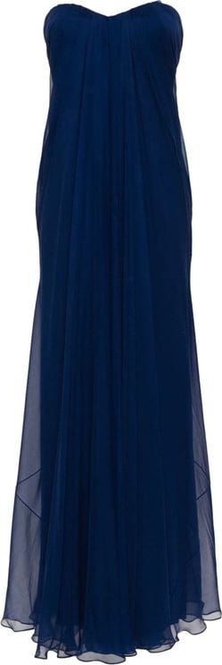 Alexander McQueen Dresses Blue Blauw