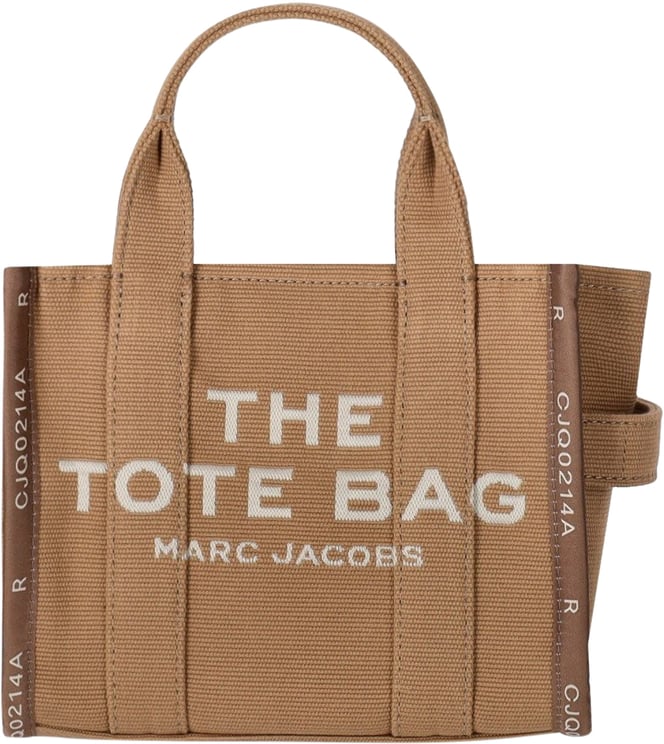 Marc Jacobs The Jacquard Small Tote Camel Handbag Beige Beige