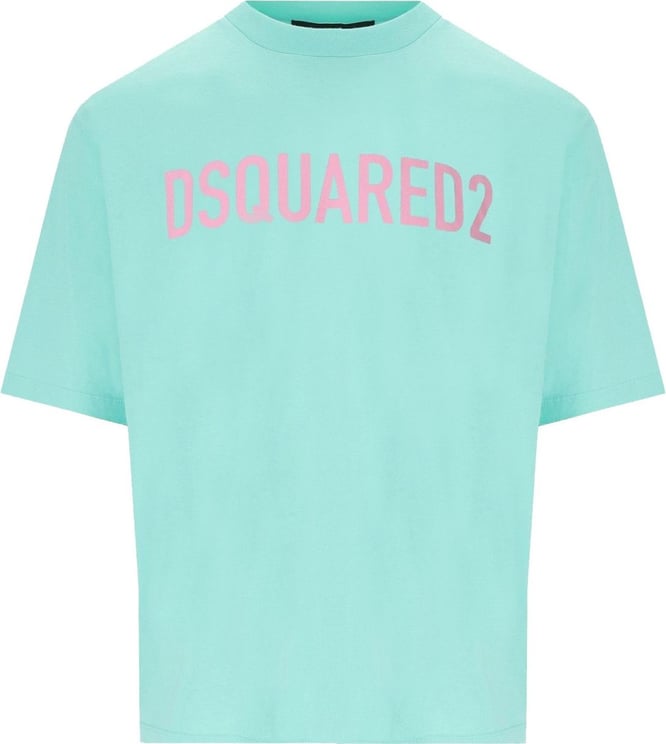 Dsquared2 Loose Fit Green T-shirt Green Groen