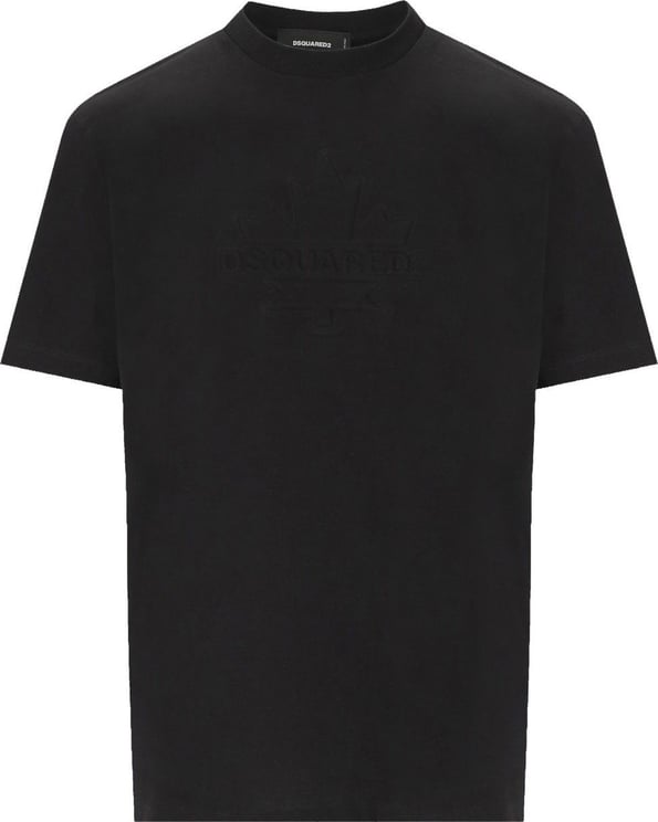 Dsquared2 Regular Fit Black T-shirt Black Zwart