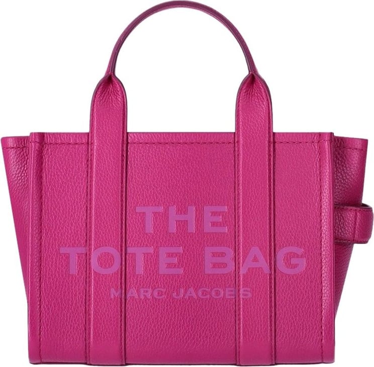 Marc Jacobs The Leather Small Tote Lipstick Pink Handbag Pink Roze