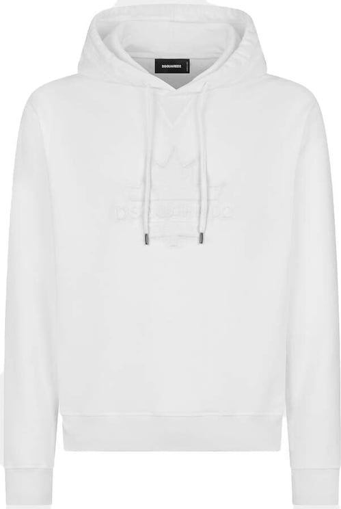 Dsquared2 Witte hoodie Wit