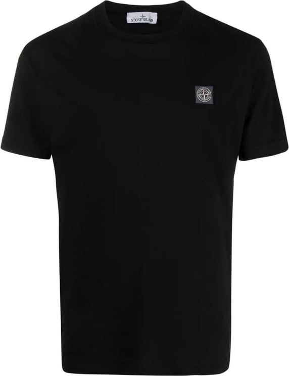Stone Island zwarte t-shirt Zwart