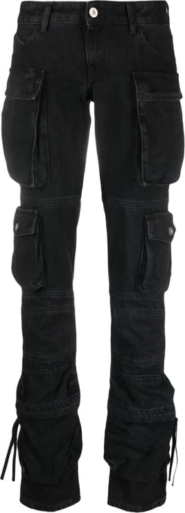 The Attico essie long pants black Zwart