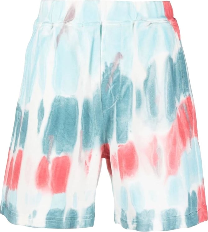 Dsquared2 Tie Dye Distressed Relax Fit Shorts Divers