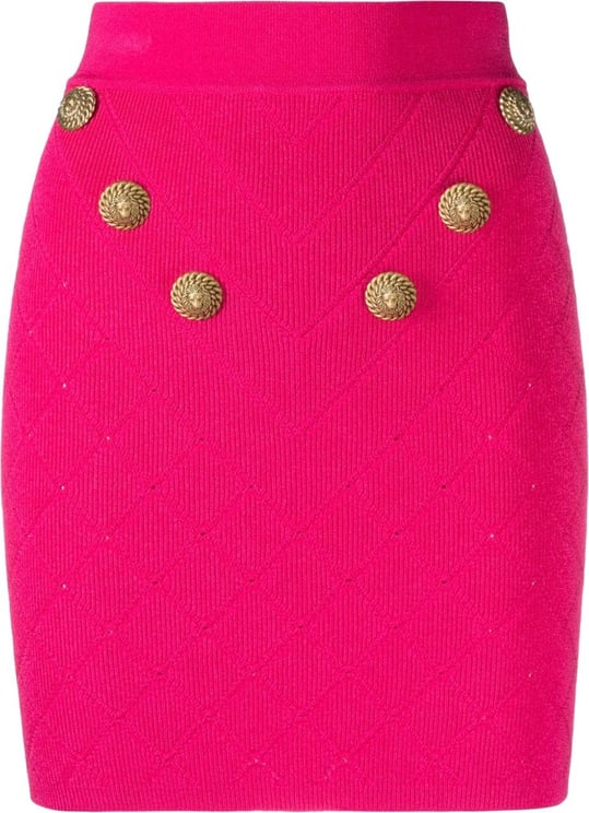 Balmain Skirts Fuchsia Pink Roze
