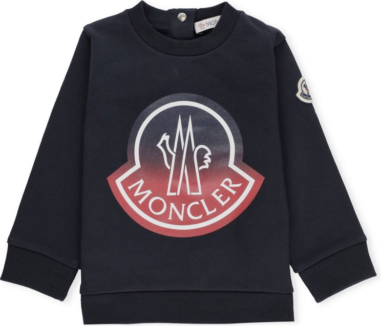 Moncler Sweaters Blue Blauw