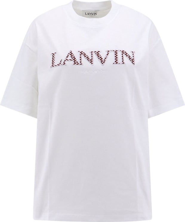 Lanvin Cotton t-shirt with Lanvin patch Wit