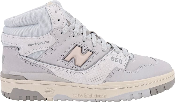 New Balance 650 leather sneakers with logo detail Grijs