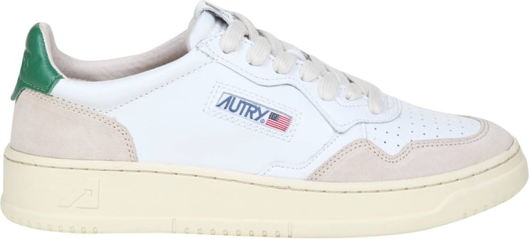Autry Autry sneakers in leather and suede color white Wit