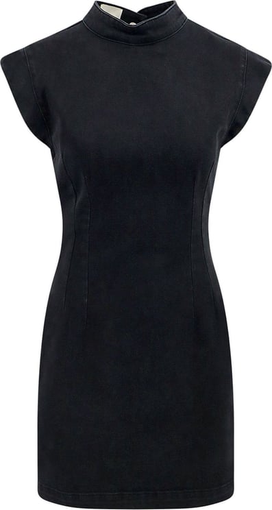 Isabel Marant Stretch cotton dress Zwart