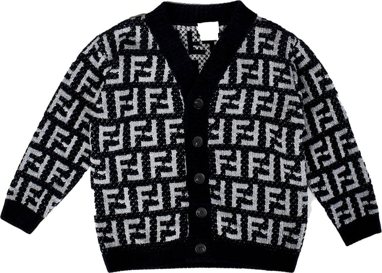 Fendi FENDI KIDS Sweaters Black Zwart