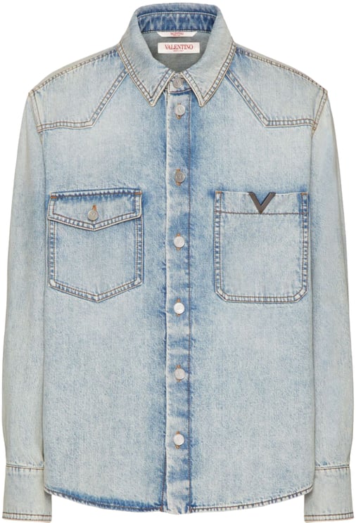 Valentino Valentino Garavani Cotton Denim Shirt