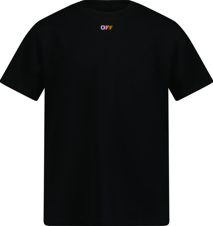 OFF-WHITE Off-White Kinder T-Shirt Zwart Zwart