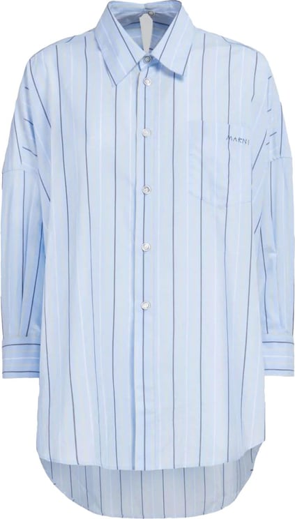 Marni camicia lightblue Blauw