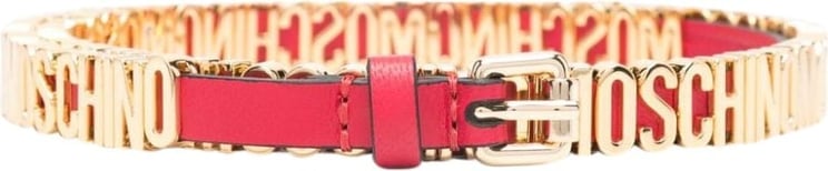 Moschino Belts Red Red Rood
