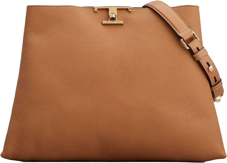 Tod's Bags Leather Brown Bruin