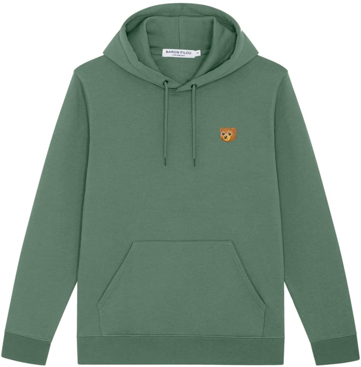 Baron Filou Essential Hoodie Baron Filou, brushed inside, matcha latte Groen