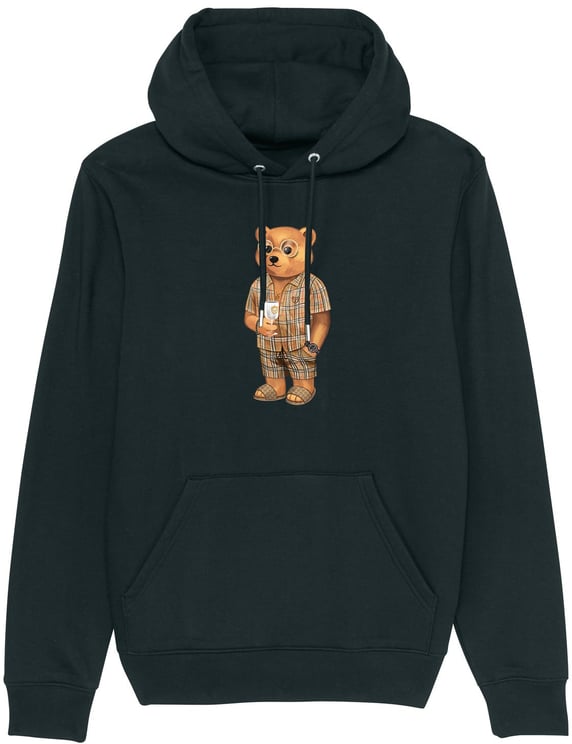 Baron Filou Organic Hoodie Filou LVI. Zwart