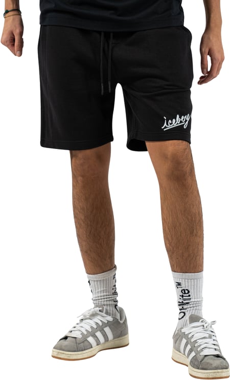 Iceberg Jersey Korte Broek Zwart