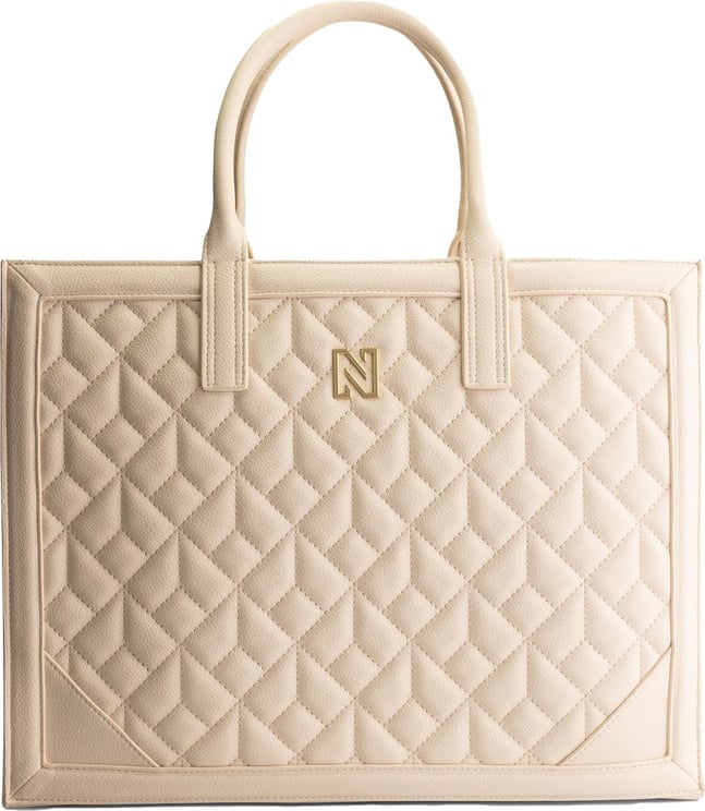 Nikkie Mayda Quilted Shopper Wit