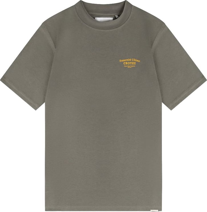 Croyez croyez fraternité t-shirt - grey/yellow Grijs